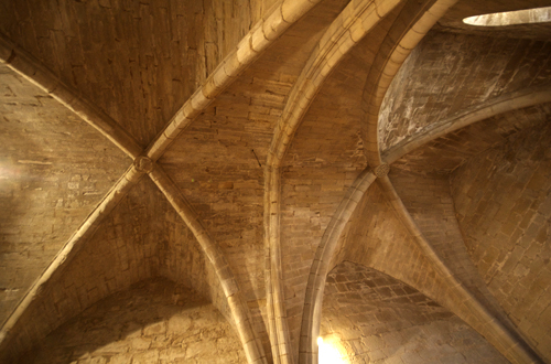 Bóveda de la sala capitular de Vallbona